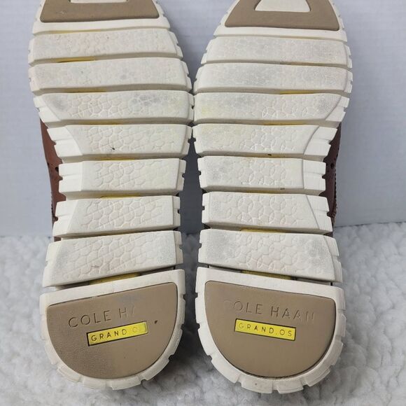 Cole Haan Zerogrand Men’s Size 8.5 Brown Leather Wingtip Oxford Shoes C14493 - Picture 10 of 10